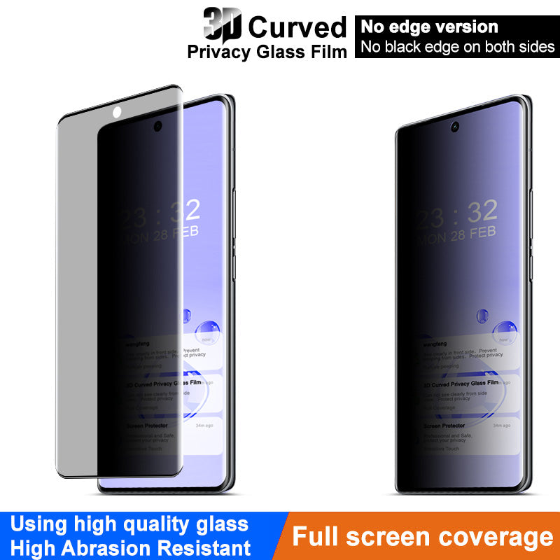 IMAK For vivo X100 5G / X100 Pro 5G Screen Protector 3D Curved Privacy Tempered Glass Film IMAK For vivo X100 5G / X100 Pro 5G Screen Protector 3D Curved Privacy Tempered Glass Film